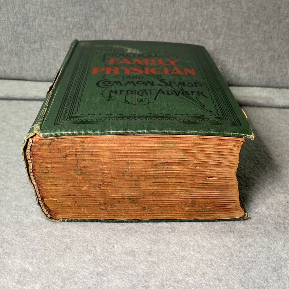 Vintage Practical Family Physician Book by Hood Medical 1901 Antique Loose Pages - Picture 7 of 13